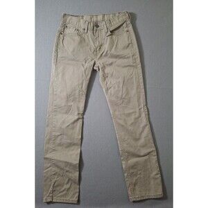 Levi's 514 Jeans Men's 29X32 Tan Casual Straight Khaki Denim Work Ranch